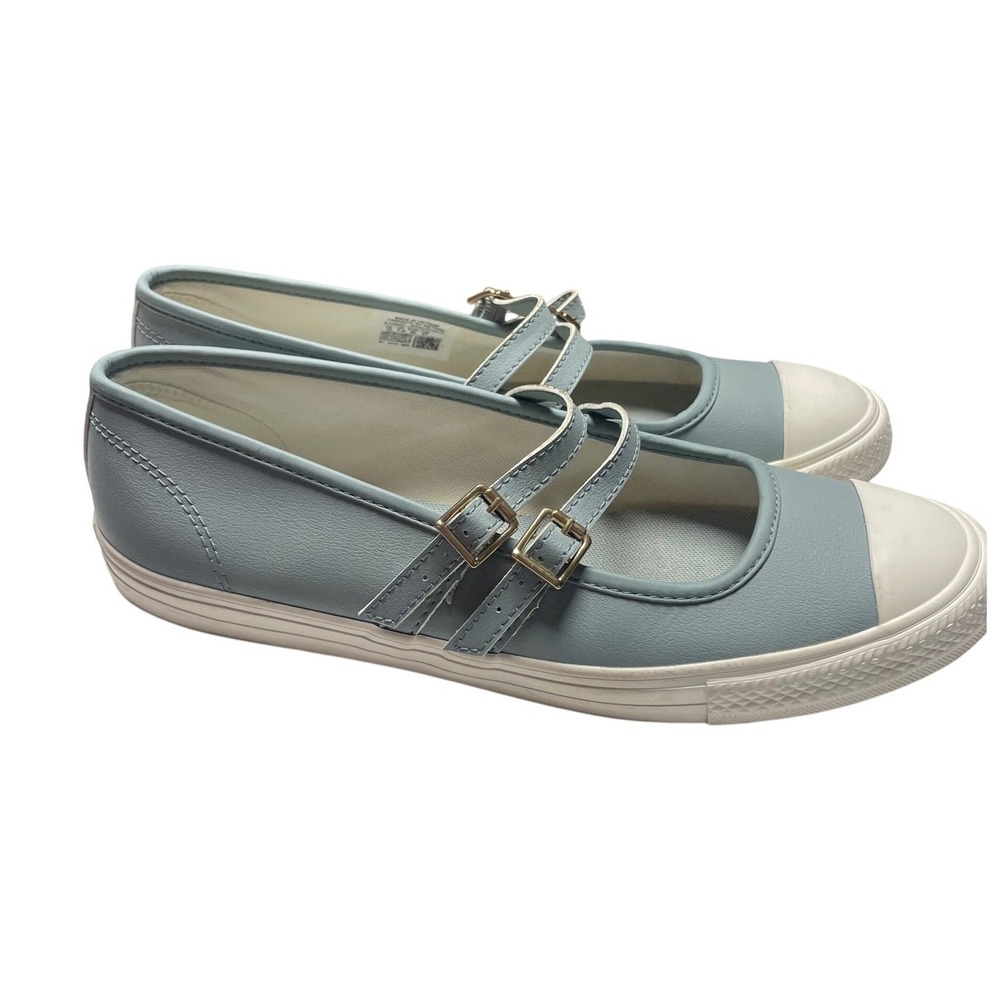 Converse All Star Dainty Blue Mary Jane Sneakers Women's 10